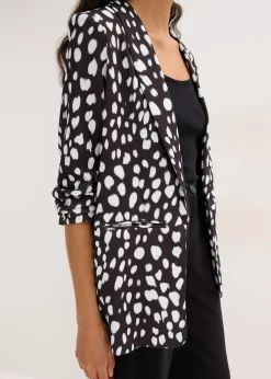 Blazer long imprimé