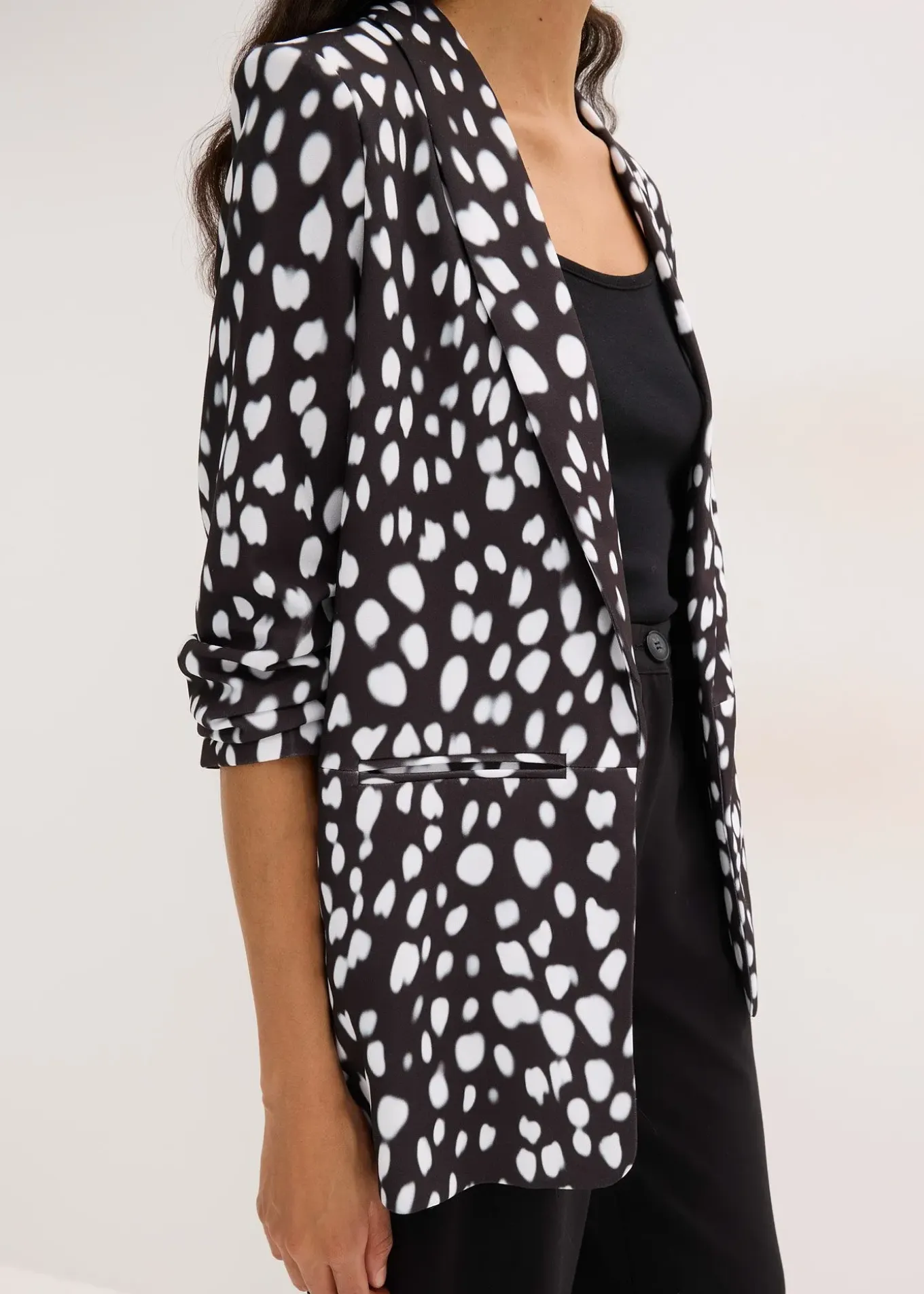 Blazer long imprimé