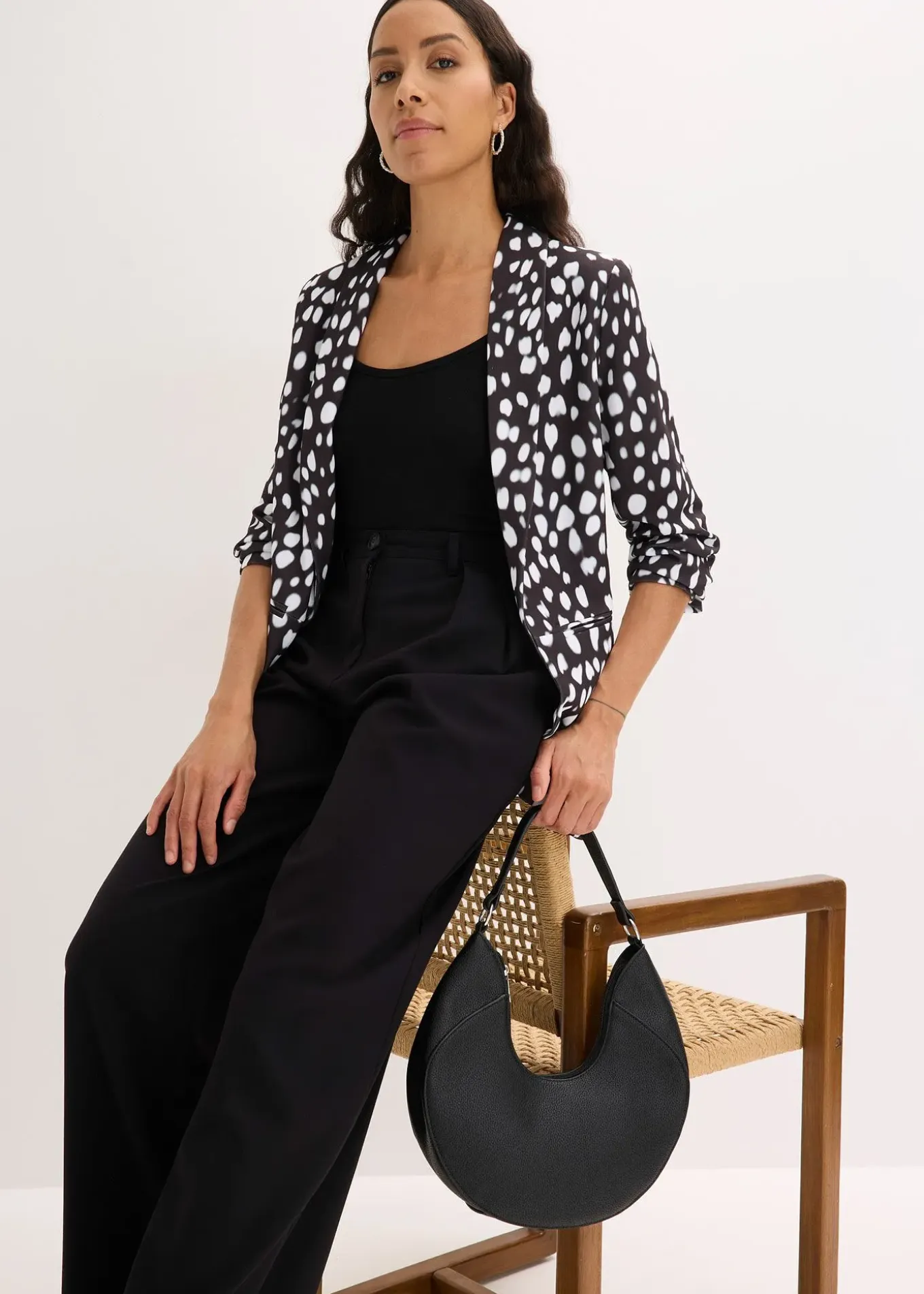 Blazer long imprimé