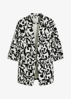 Blazer long imprimé