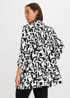 Blazer long imprimé