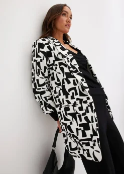 Blazer long imprimé