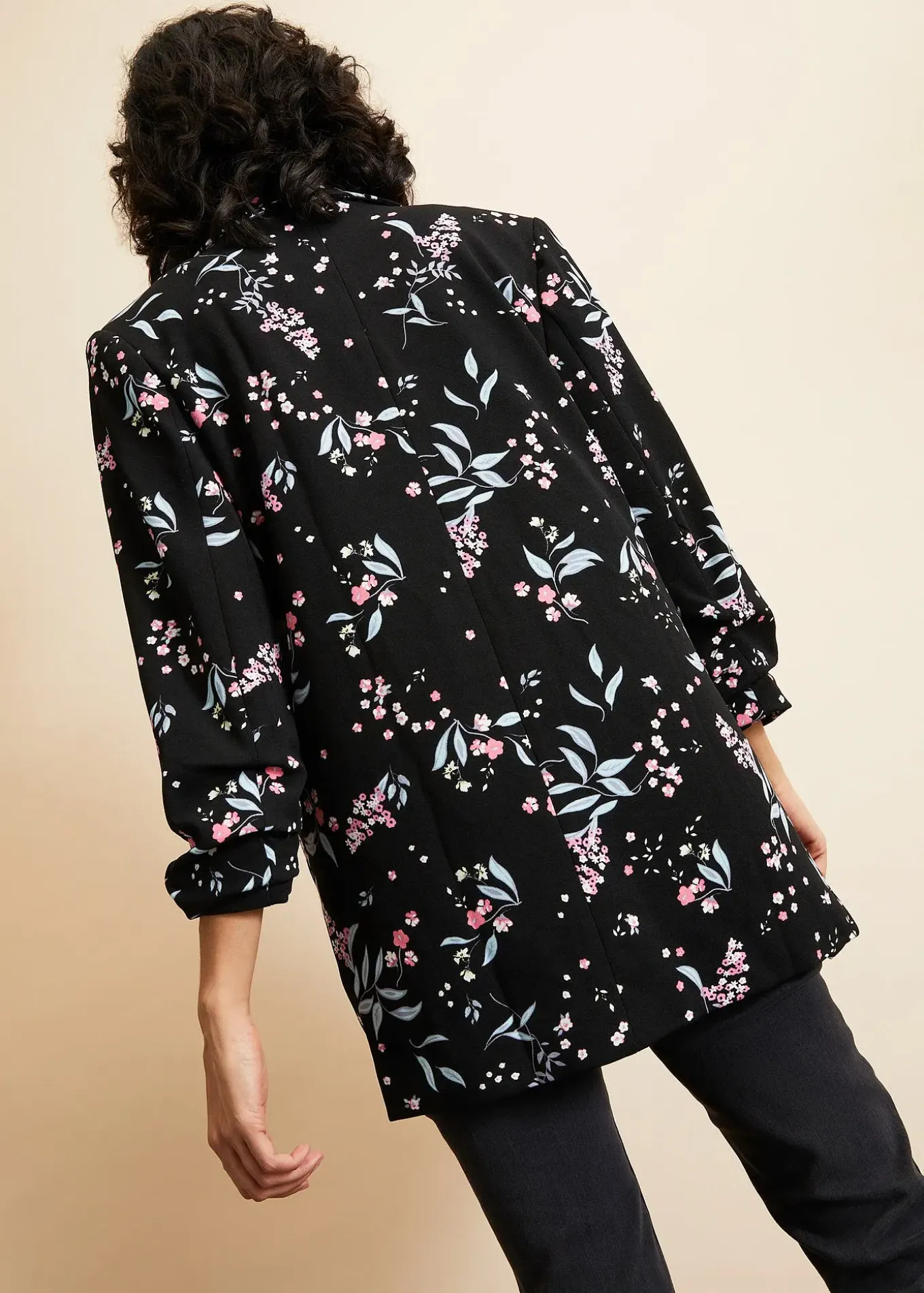 Blazer long imprimé