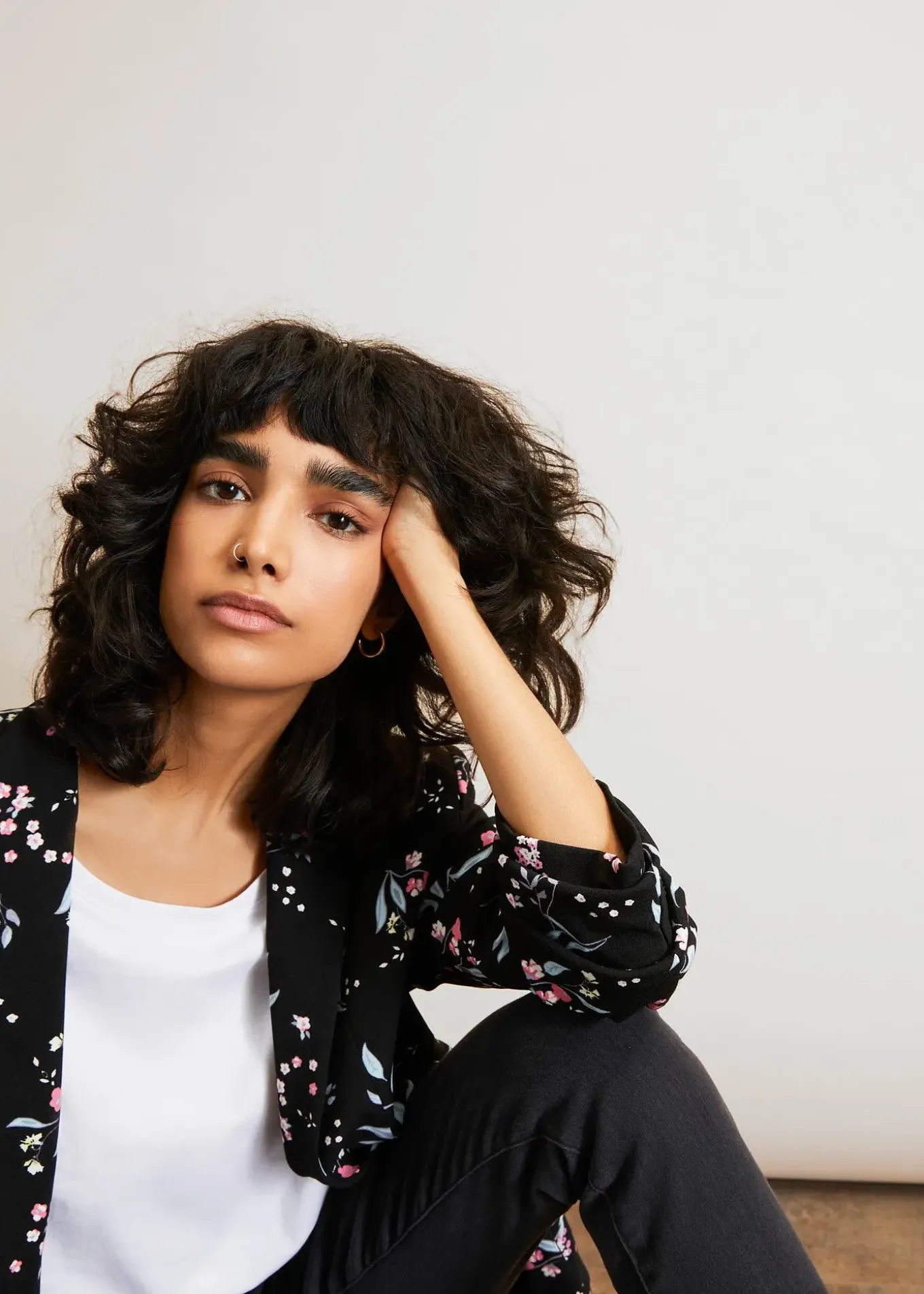 Blazer long imprimé