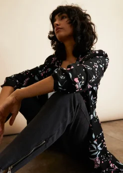 Blazer long imprimé