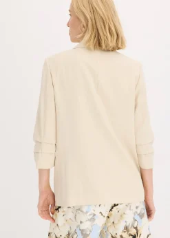 Blazer manches 3/4 ample en viscose