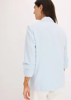 Blazer manches 3/4 ample en viscose