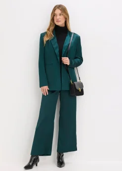 Blazer oversize en satin