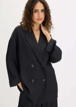 Blazer oversize et croisé