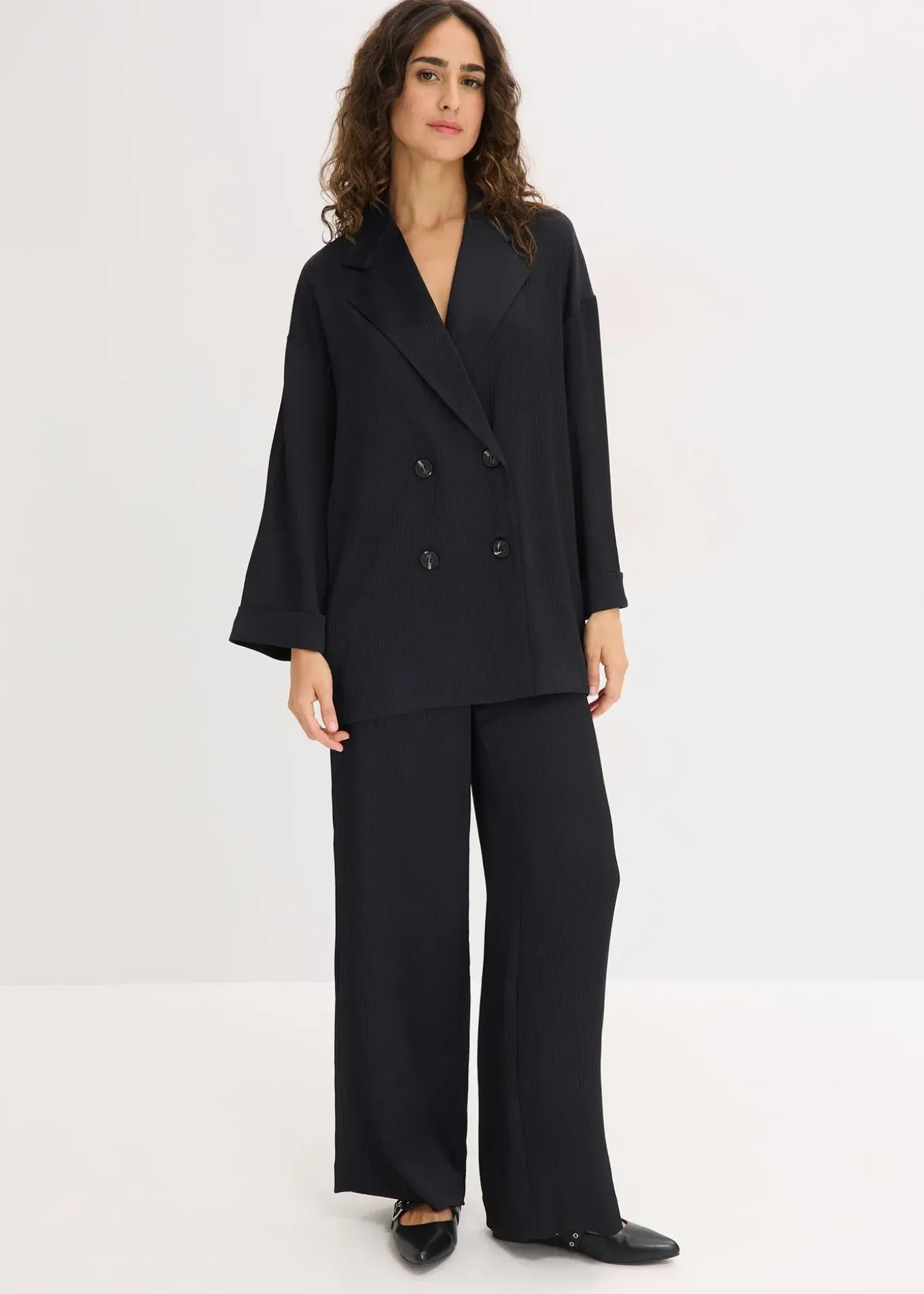 Blazer oversize et croisé