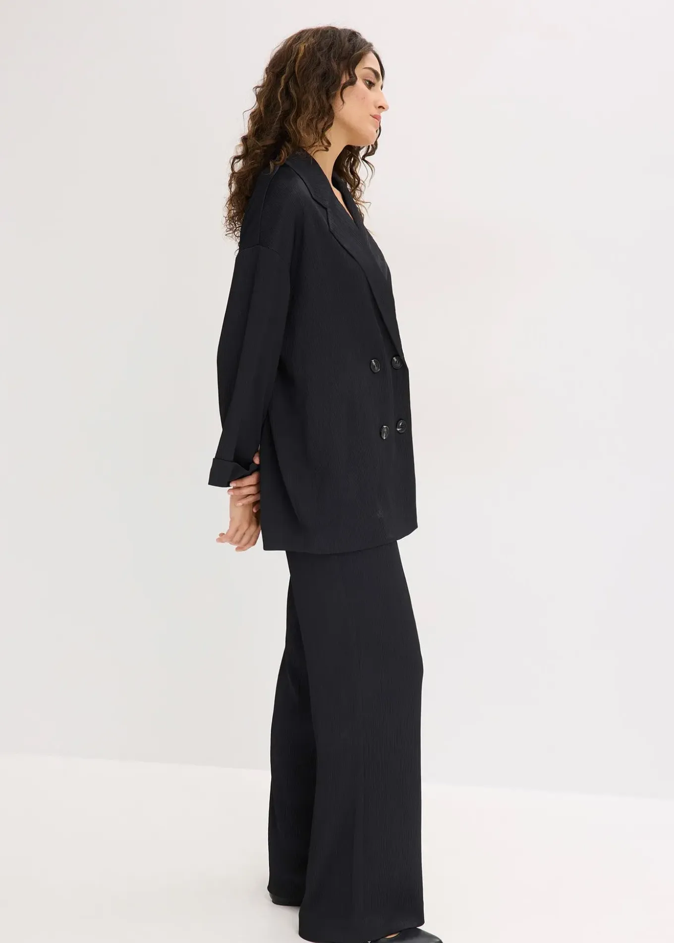 Blazer oversize et croisé