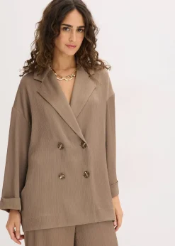 Blazer oversize et croisé