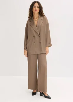 Blazer oversize et croisé