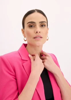 Blazer tendance à épaulettes