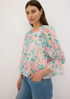 Blouse à base effet boule