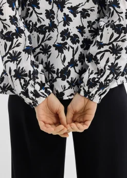 Blouse à effet froissé