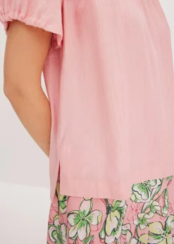 Blouse à effet froissé texturé