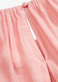 Blouse à effet froissé texturé