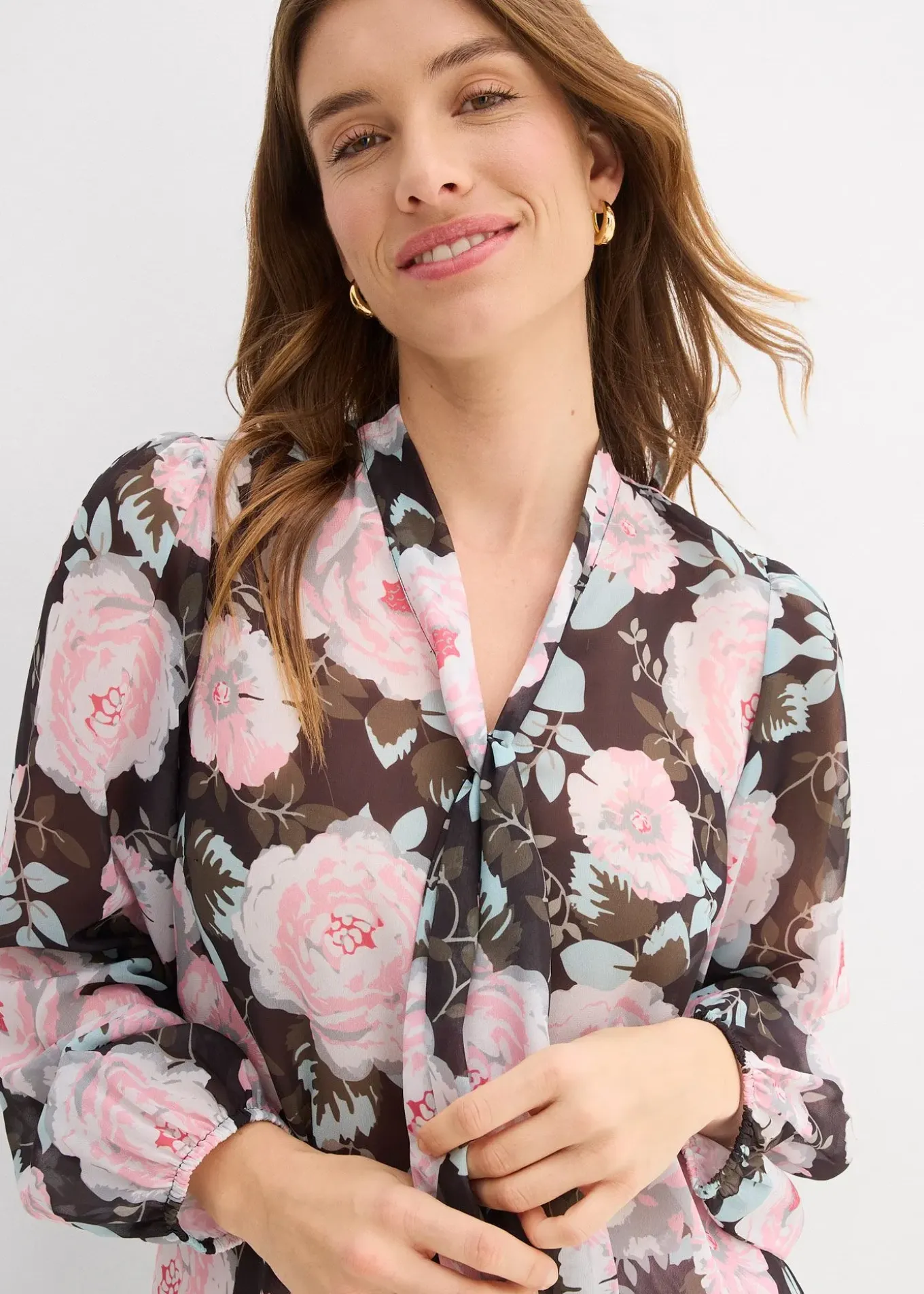 Blouse à lavallière