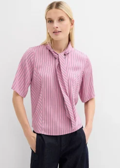 Blouse à lavallière en modal doux