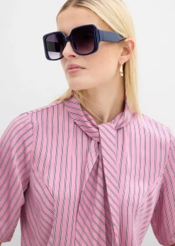 Blouse à lavallière en modal doux