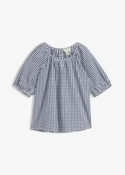 Blouse à manches courtes 100% coton