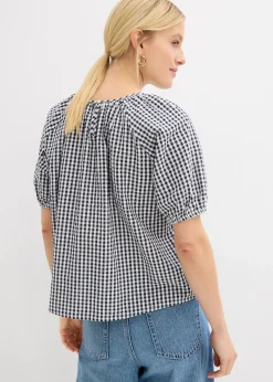 Blouse à manches courtes 100% coton