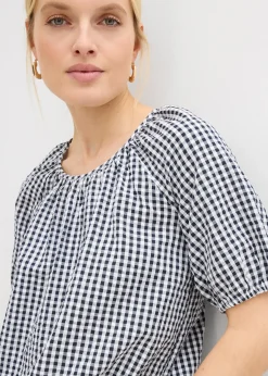 Blouse à manches courtes 100% coton