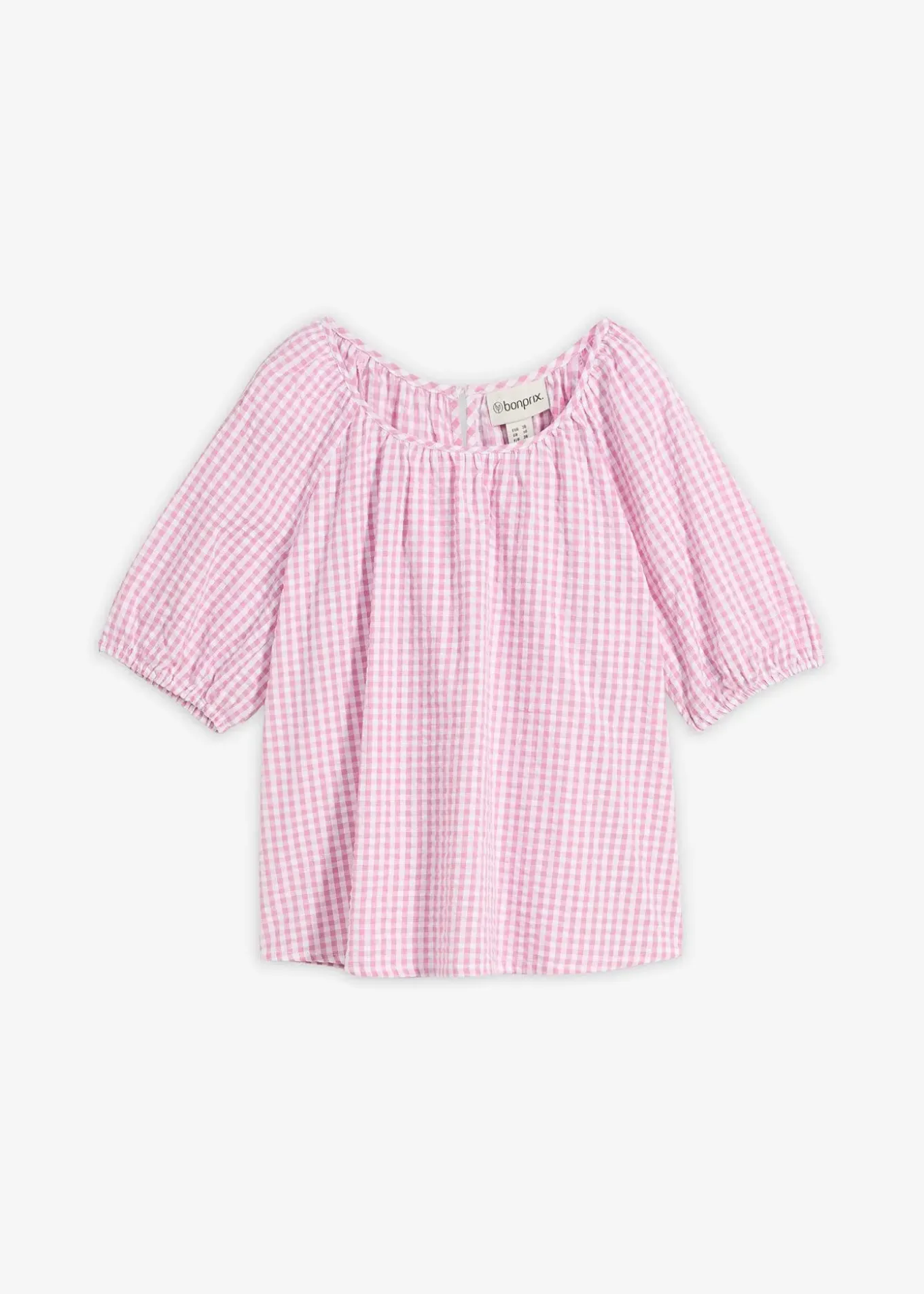 Blouse à manches courtes 100% coton