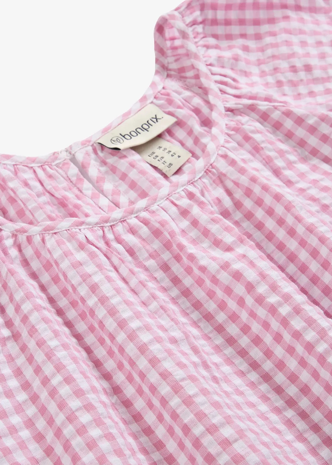 Blouse à manches courtes 100% coton