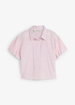 Blouse à manches courtes 100% coton