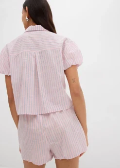 Blouse à manches courtes 100% coton