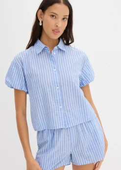 Blouse à manches courtes 100% coton