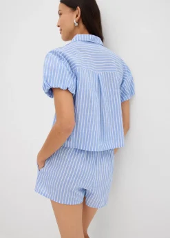 Blouse à manches courtes 100% coton