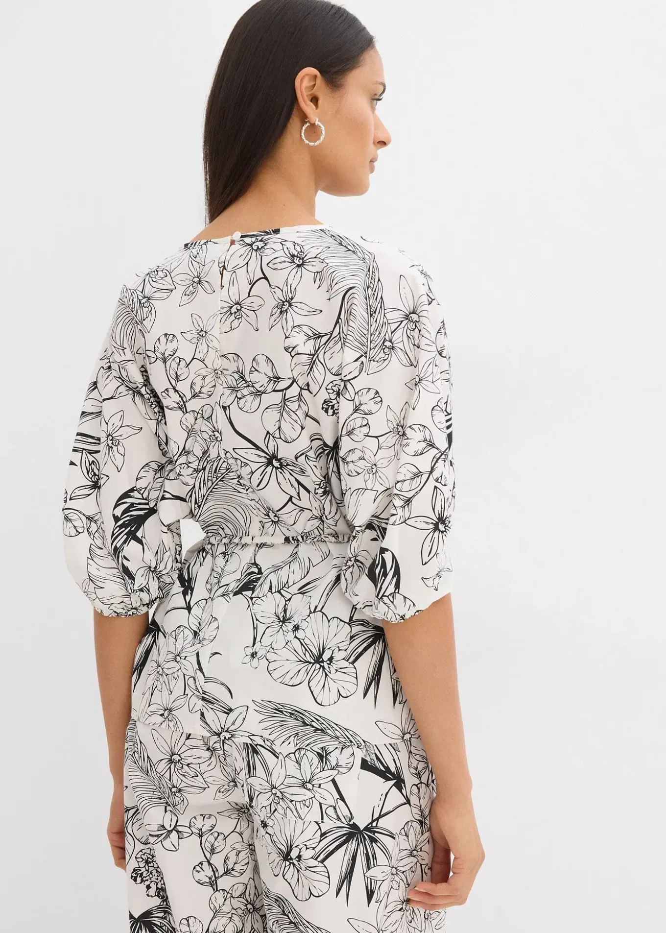 Blouse à manches courtes 100% coton