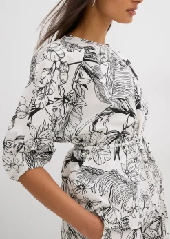 Blouse à manches courtes 100% coton