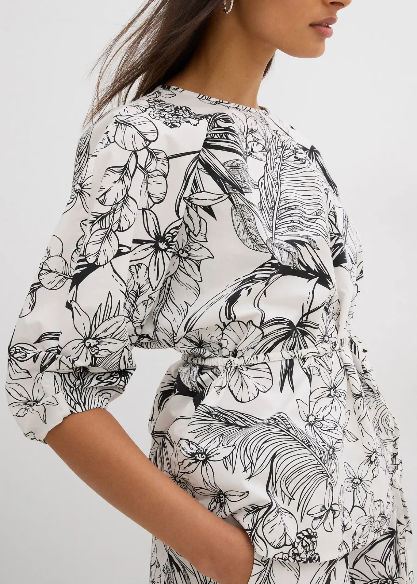 Blouse à manches courtes 100% coton