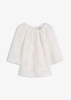 Blouse à motif floral texturé