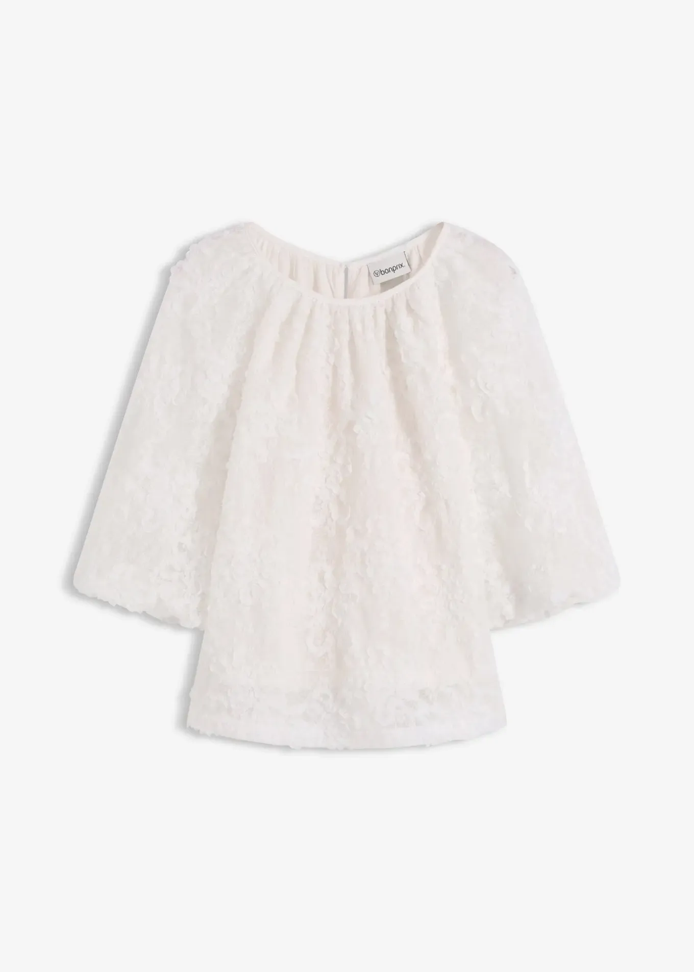 Blouse à motif floral texturé