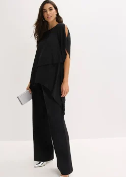 Blouse à pans, look superposé