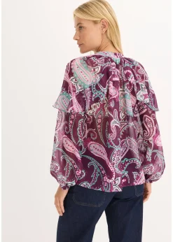 Blouse à volants