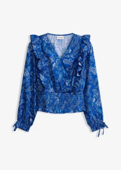 Blouse à volants et smocks