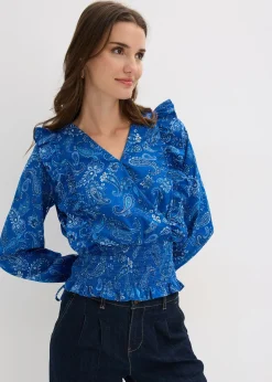Blouse à volants et smocks