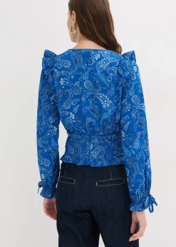 Blouse à volants et smocks