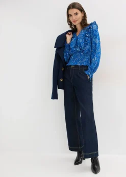 Blouse à volants et smocks