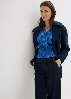 Blouse à volants et smocks