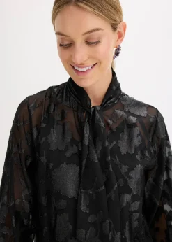 Blouse ample à broderies