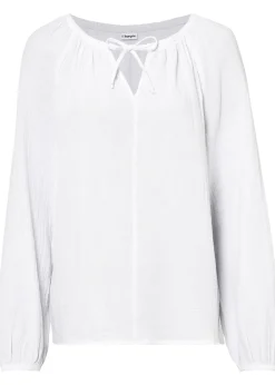 Blouse ample en gaze de coton