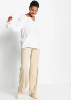 Blouse ample en gaze de coton