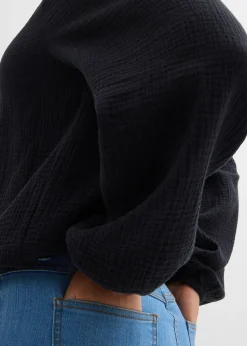 Blouse ample en gaze de coton